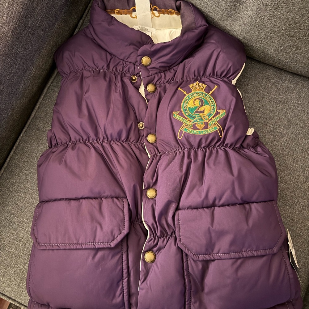 Ralph Lauren reversible Kids Puffer Vest
